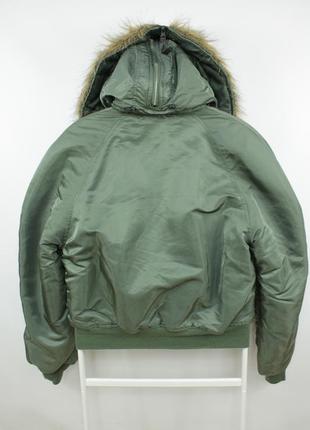 Пілот бомбер куртка h.p.s ma-1 flying attached hood heavy bomber jacket7 фото