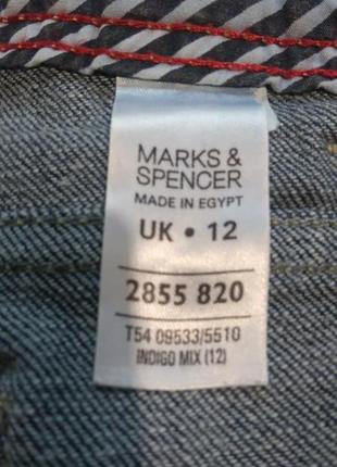 Укороченные джинсы  р .12  marks&spencer7 фото