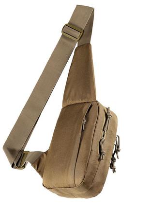 M-tac сумка-кобура плечевая с липучкой coyote,  600d polyester, водоотталкивающие и износостойкие2 фото
