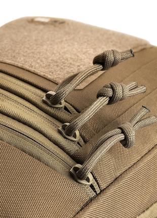 M-tac сумка-кобура плечевая с липучкой coyote,  600d polyester, водоотталкивающие и износостойкие4 фото