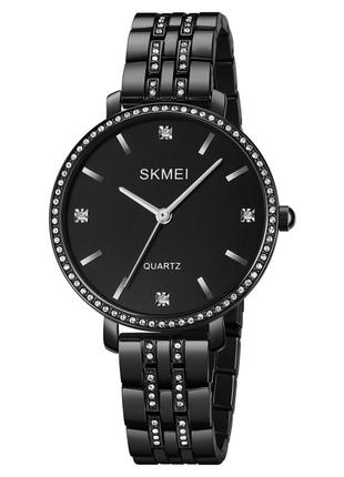 Skmei 2006bkbk black-black, часы, черные, стильные, прочные, мужские, на каждый день, механические