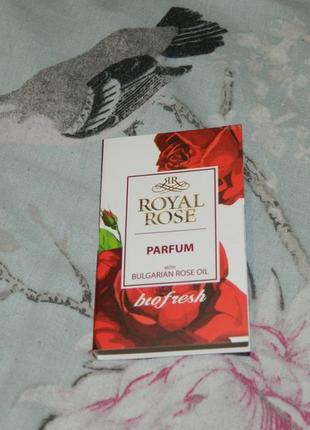 Парфум про троянду  royal rose 2.1 мл biofresh