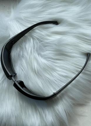 Новые солнечные очки y2k в стиле стимпанк черные6 фото