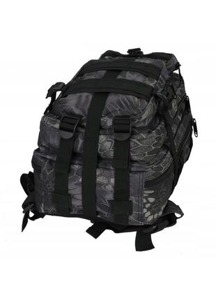 Рюкзак тактический dominator shadow 30l typhoon black molle-система креплений снаряжения7 фото