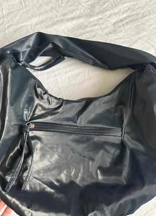 Фірмова стильна сумка з відблиском-сумка шопер-сумка типу лакова5 фото