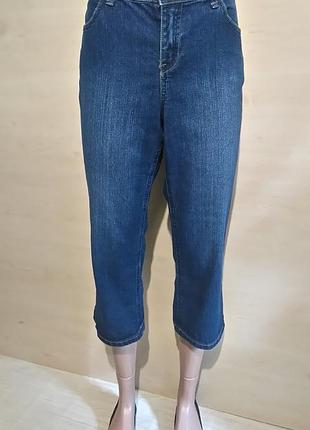 Укороченные джинсы  р .14  authentic denim