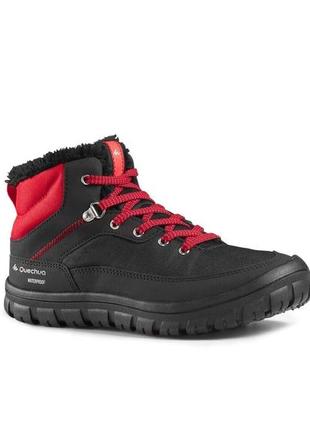 Ботинки quechua warm, waterproof hiking boots р. 38-39.1 фото