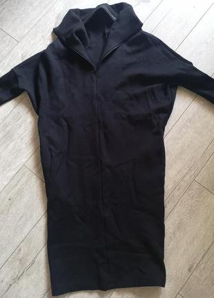 Теплое платье летучая мышь