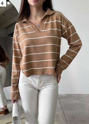Неймовірно легкий та стильний светр поло2 фото