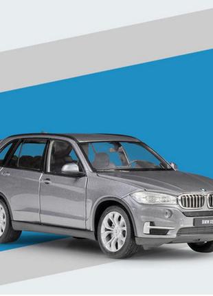 Масштабна модель автомобіля bmw x5 зменшена модель 1:24, сіра 7,7 х19, 4х7 см