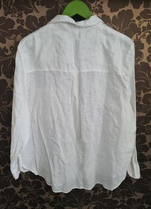 Белоснежная рубашка большого размера!4 фото