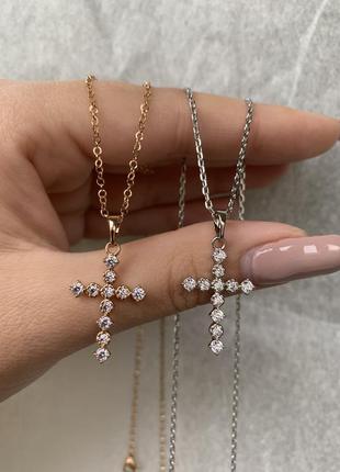 Підвіска+ланцюжок медичне золото xuping