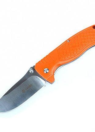 Нож складной с клипсой ganzo g722-or оранжевый