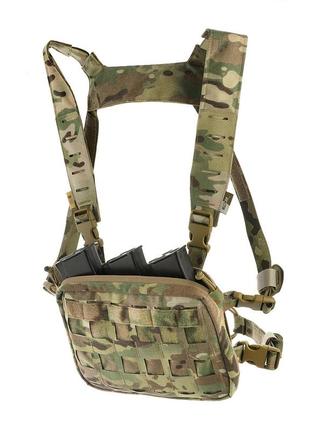 M-tac chest rig military elite multicam, стропы texcel, 28 х 30 х 5 см, cordura 5001 фото