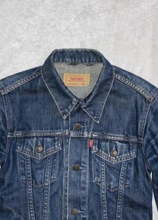 Оригінальна джинсова куртка levis old navy blue8 фото