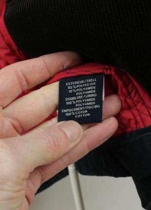 Стьобана демісезонна куртка faconnable quilted navy corduroy collar jacket9 фото