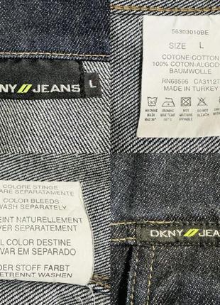 Оригінальна вкорочена джинсова куртка dkny jeans4 фото