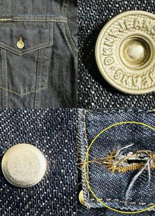 Оригінальна вкорочена джинсова куртка dkny jeans5 фото