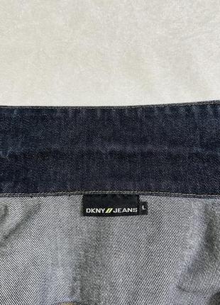 Оригінальна вкорочена джинсова куртка dkny jeans9 фото