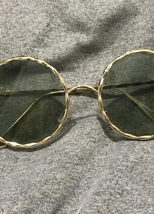 Окуляри сонцезахисні окуляри з круглими стеклами1 фото