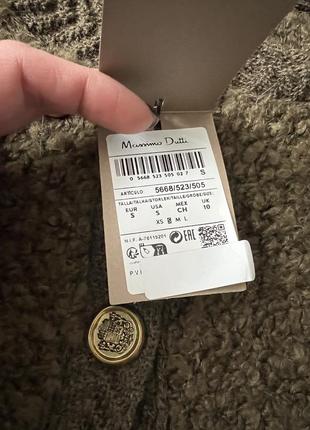 Кардиган massimo dutti bouclé knit cardigan s оригінал6 фото