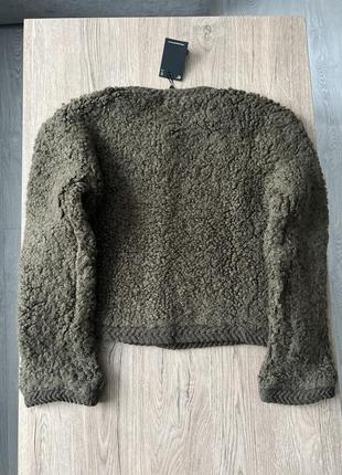 Кардиган massimo dutti bouclé knit cardigan s оригінал10 фото