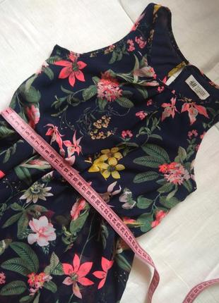 Платье в цветы на девочку h&m 7