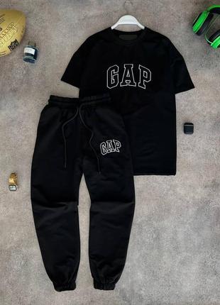 Костюм чоловічий gap/штани чоловічі спортивні/футболка gap