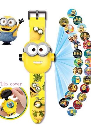 Детские наручные часы с проектором миньон, 24 изображений. детские электронные часы....