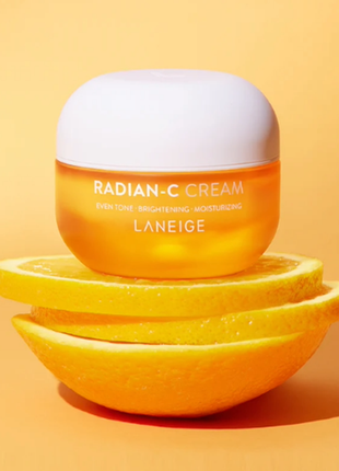 Освітлювальний вітамінний крем для обличчя laneige radian-c cream 10ml