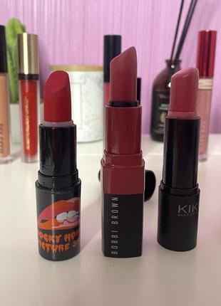 Помада mac,huda beauty,bobbi brown лот помад2 фото