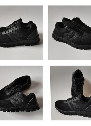 Кросівки жіночі чорні текстиль sneakers3 фото