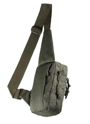M-tac сумка-кобура плечевая олива оборудована регулируемым плечевым ремнем.7 фото