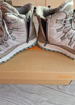 Оригінальні черевики merrell antora sneaker boot waterproof, утеплені3 фото