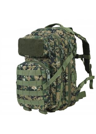 Рюкзак тактичний dominator velcro 30l pixel-camo із міцного поліестеру 600d