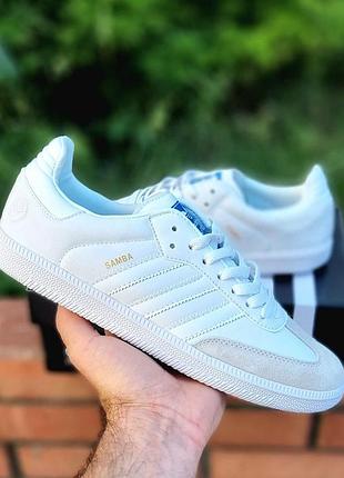 Adidas samba og grey white 8