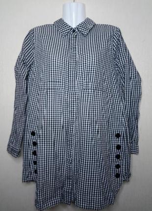 Сорочка туніка рубашка жіноча р.46