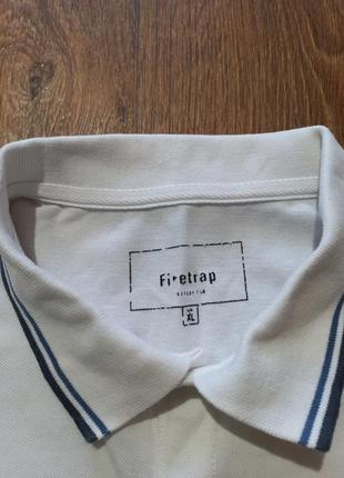 Мужская футболка с воротником . " firetrap " . чоловіча футболка з воротником .5 фото