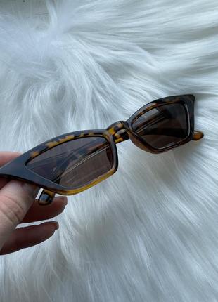 Новые солнцезащитные очки кошачий глаз леопардовые8 фото