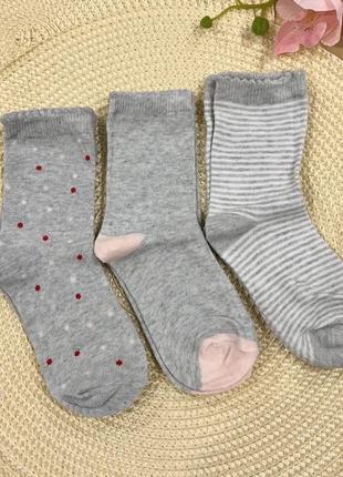 Шкарпетки для дівчат // розмір: 27/30 //бренд: lupilu4 фото