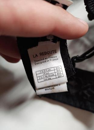 Женский прозрачный кружевной бюстгальтер лиф  леопардовый принт redoute3 фото