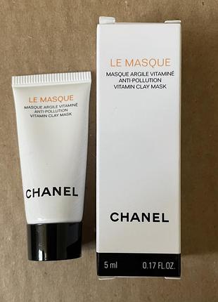 Chanel le masque anti-pollution Flap clay mask глиняна маска з вітамінами 5ml