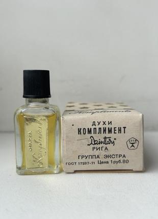 Духи «комплимент», дзинтарс kompliments, dzintars2 фото