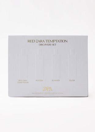 Комплект парфумів zara red temptation discovery set 4 x 10 мл2 фото