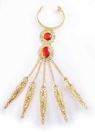 Слейв браслет resteq. индийский свадебный браслет. индийские украшения. украшение в восточном стиле на руку.2 фото