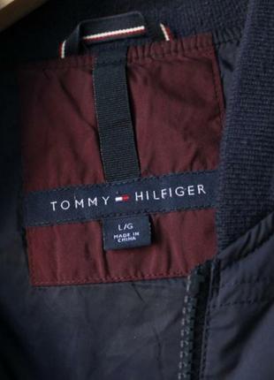 Знижка 🔥 tommy hilfiger 🔥 бомбер  пуховик чоловічий зимовий куртка зимова на пуху бордова з хутром м томі хілфігер hugo boss diesel ralph lauren5 фото