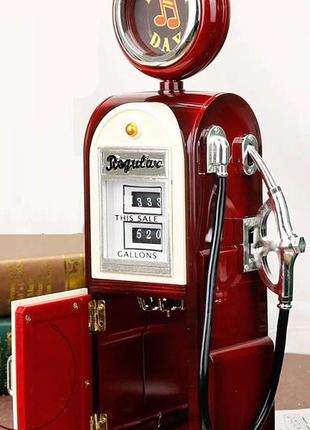 Музична скринька заправна станція. музична скринька ретро бензоколонка