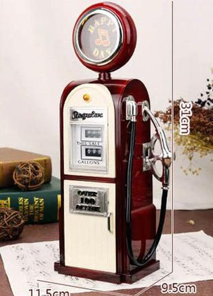 Музична скринька заправна станція. музична скринька ретро бензоколонка