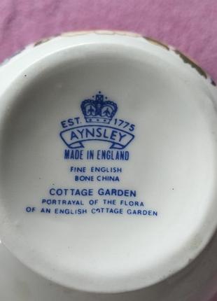 Коллекционная фарфоровая ваза, aynsley
