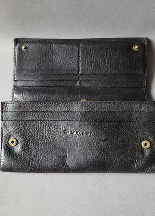 Mulberry continental wallet шкіряний гаманець вінтаж6 фото